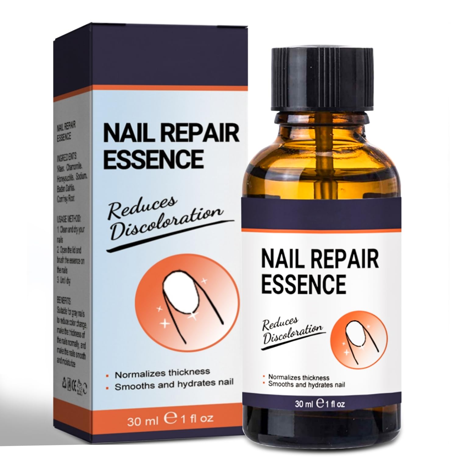 Extra Strength Toenail Fungus Treatment - Natural & Safe Repair for Damaged & Discolored Nails (30ml) | Effective Solution for Athlete's Foot & Nail Infections | Home Pedicure Care