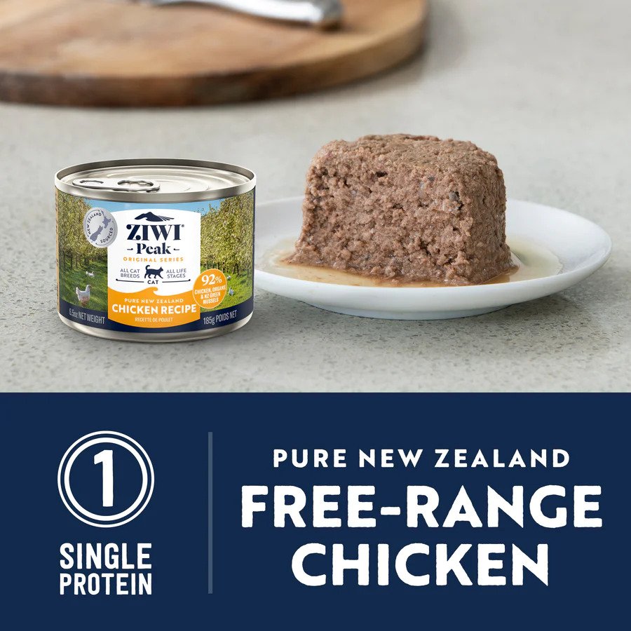Grain-Free Free-Range Chicken Cat Food - Healthy Wet Cat Food for Indoor & Outdoor Cats - Perfect for Picky Eaters & Sensitive Stomachs - Ideal for Daily Meals, Travel & Outdoor Adventures