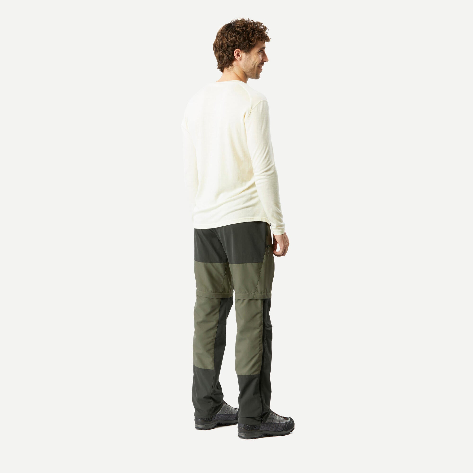 Simond Forclaz Men's MT500 2-in-1 Convertible Hiking Pants - Zip-Off Outdoor Trekking Trousers for Hiking, Camping & Travel Adventures