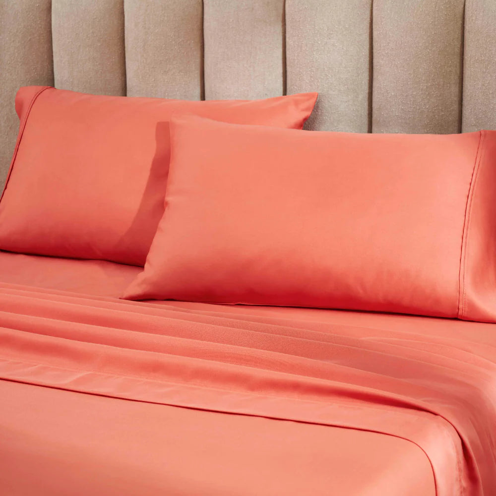 Premium 1200 Thread Count Cotton Blend 2-Piece Solid Pillowcase Set - Ultra Soft & Breathable for Bedroom Luxury (White, Queen Size) | Perfect for Home, Hotel, or Gift Giving