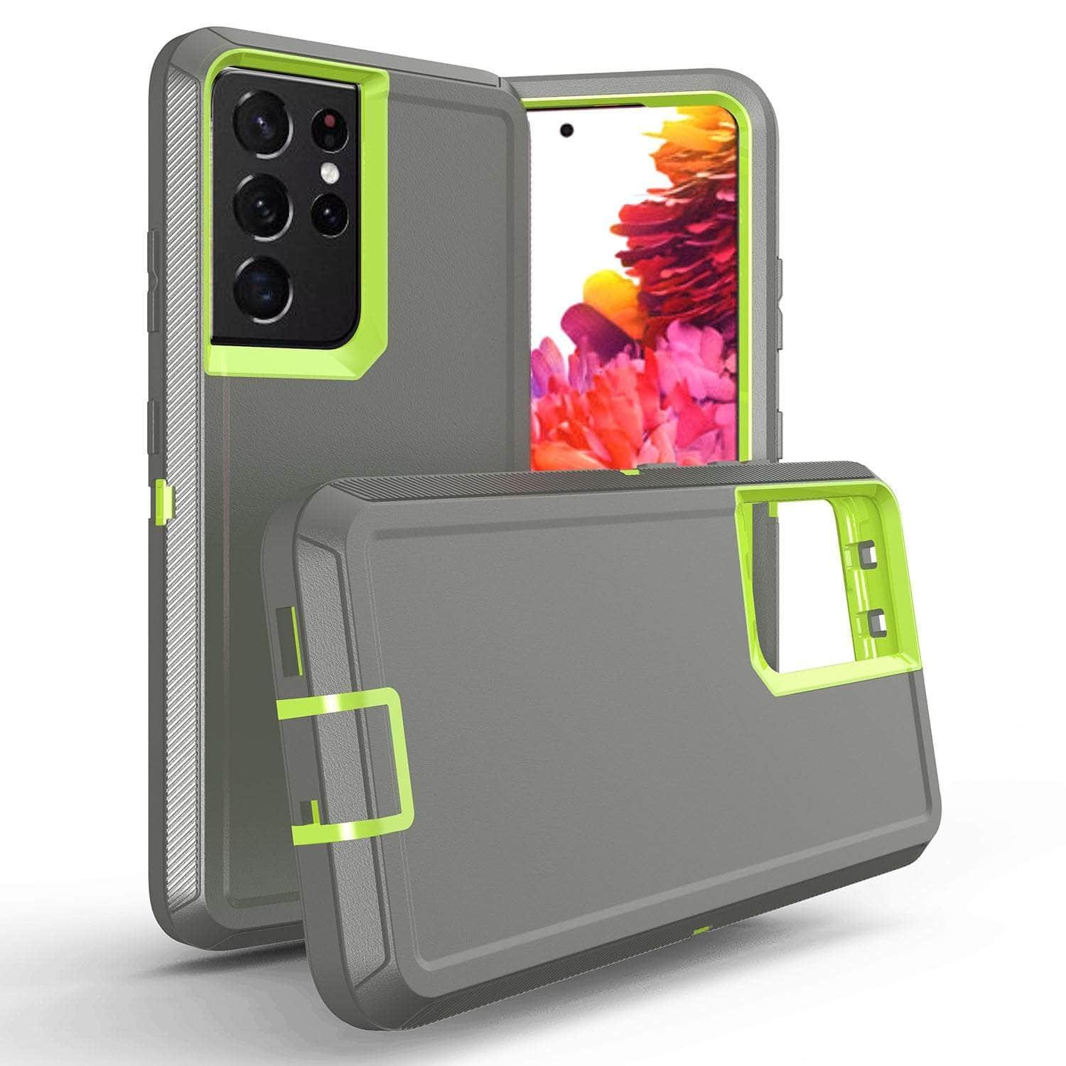 Durable Rugged Armor Shockproof Case for Samsung Galaxy S23 Ultra - Perfect for Outdoor Adventures & Extreme Protection