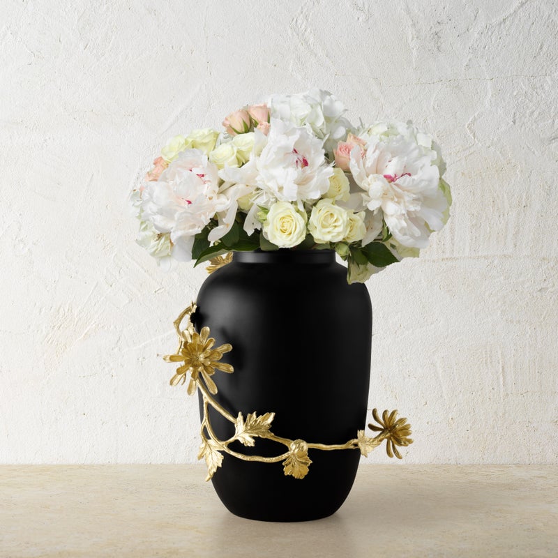 Elegant Dahlia Vase - Handcrafted Ceramic Flower Vase for Home Decor, Wedding Centerpieces & Dining Table Arrangements