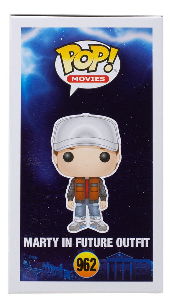 Michael J. Fox Signed Back To The Future Funko Pop #962 - Authentic Autograph Collectible - Perfect for Movie Fans & Pop Culture Collectors - Great for Display in Home Office or Game Room