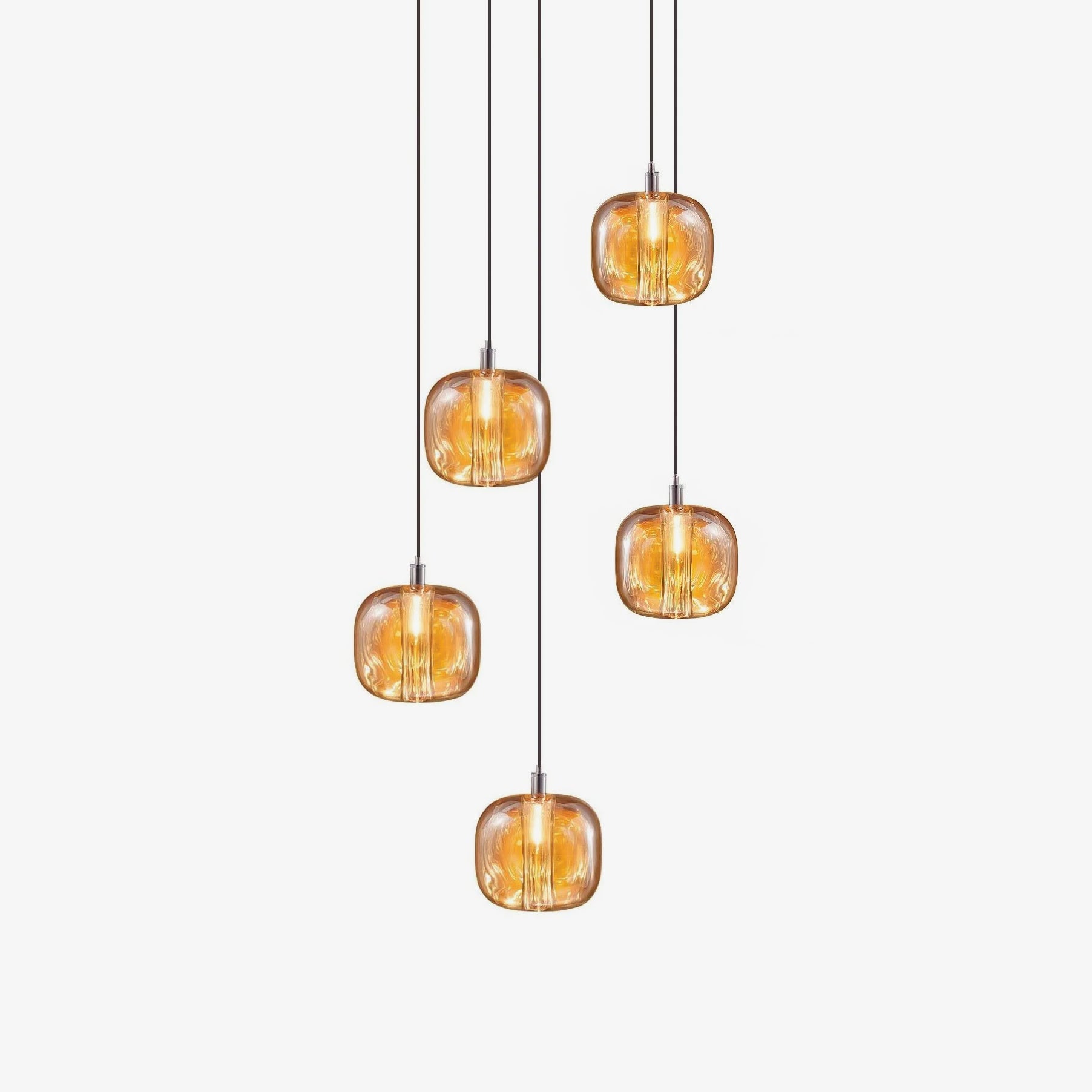 Modern Cubie Chandelier - Elegant Crystal Ceiling Light Fixture for Dining Room, Living Room & Bedroom | Perfect for Home Decor & Wedding Venues