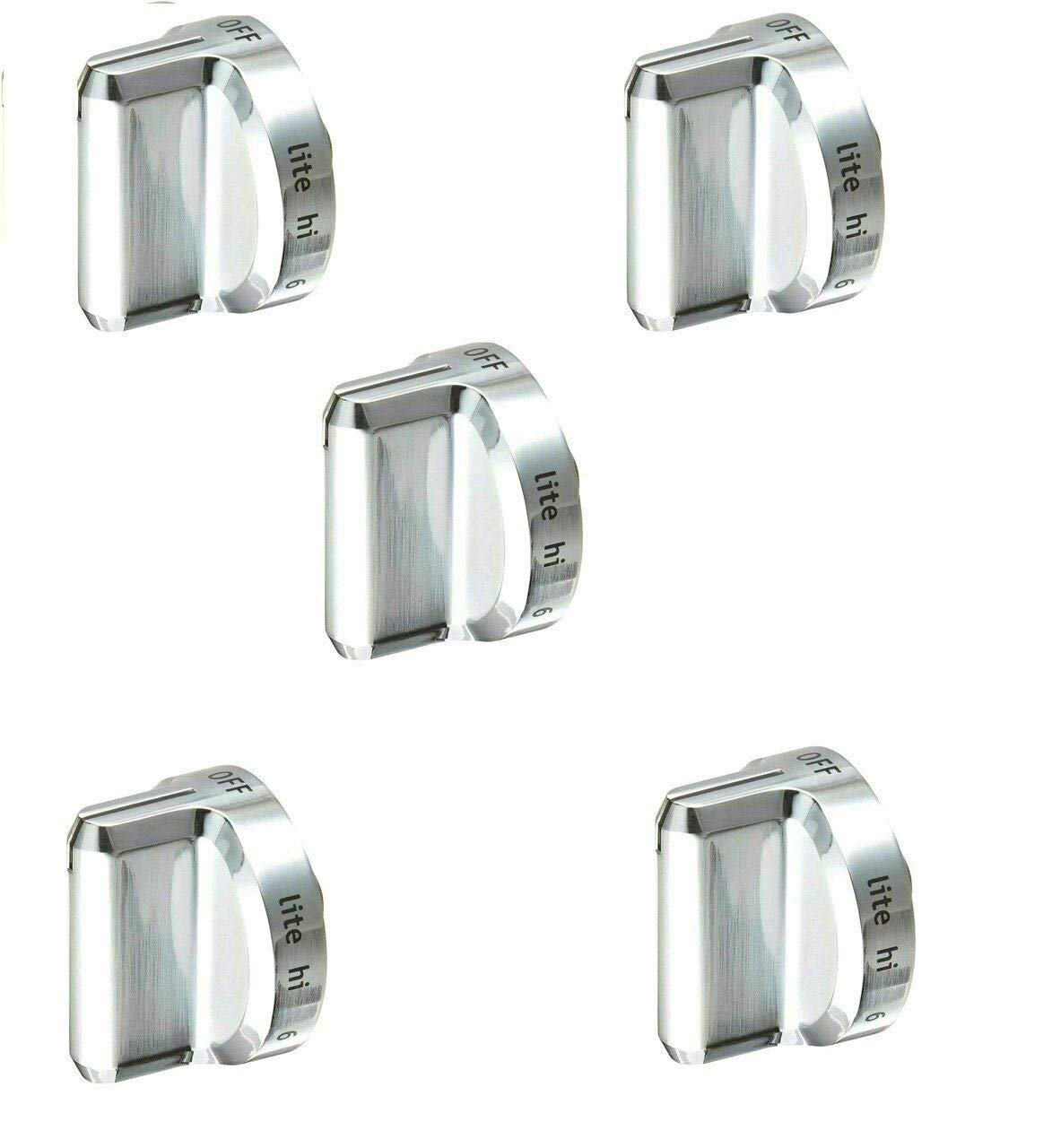 Frigidaire Range Burner Knob (5-Pack) - Plastic Replacement Knob Compatible with Model 5304502763 - Perfect for Stove, Oven & Cooktop Control