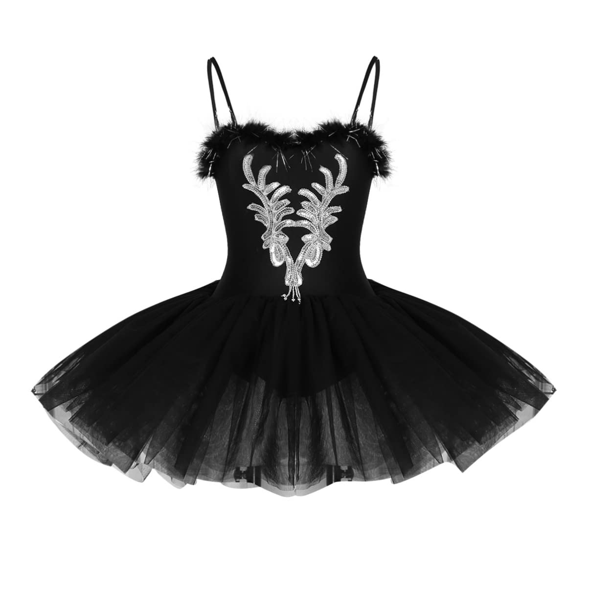 Aislor Women's Ballet Dance Costume - Swan Lake Tutu Skirt with Leotard, Layered Ballet Dress for Performances & Recitals | Perfect for Ballet Classes, Dance Competitions & Theatrical Performances