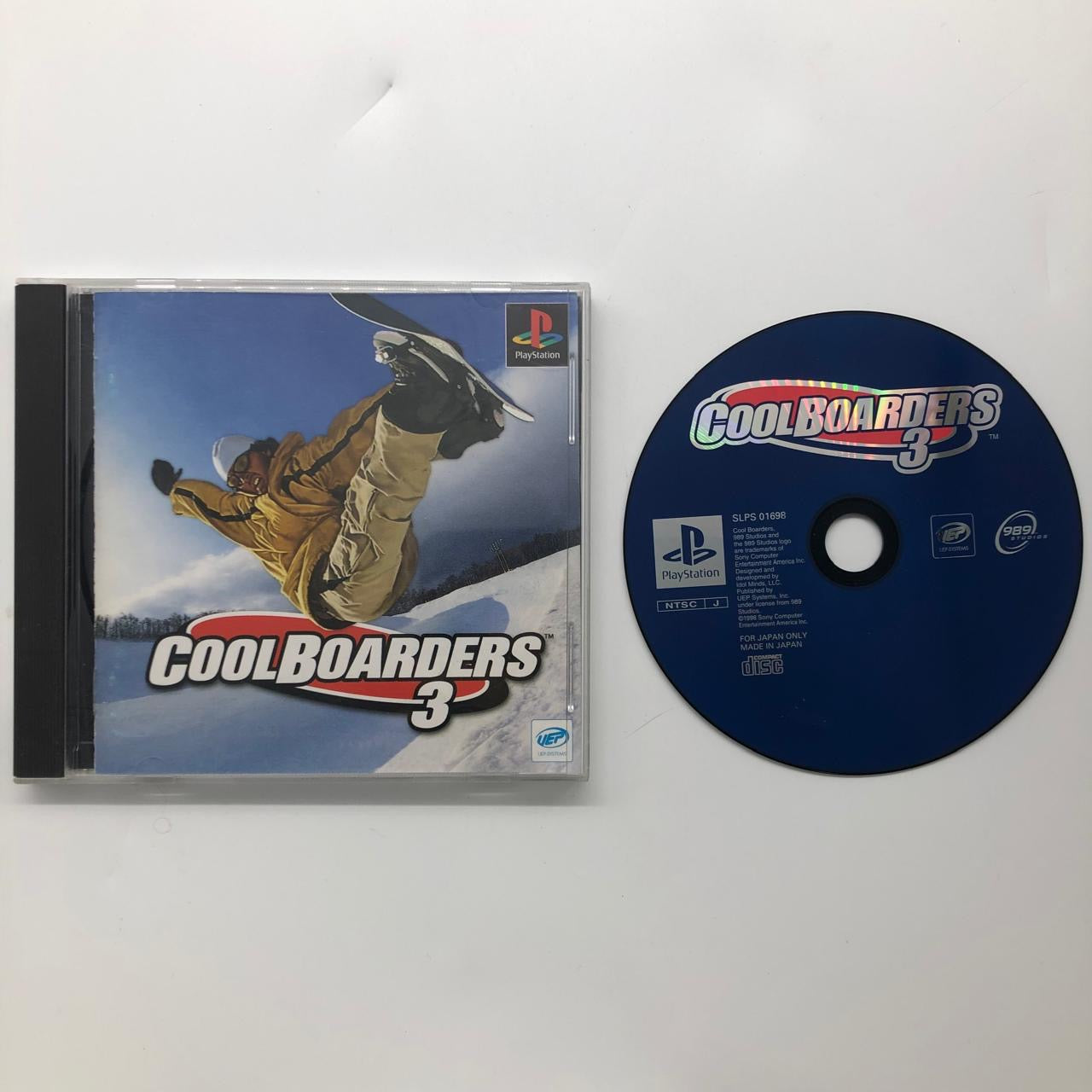 Cool Boarders 3 - PlayStation 1 (PS1) NTSC-J Game - Classic Snowboarding Video Game for Retro Gaming Enthusiasts - Perfect for Collectors and Nostalgic Gaming Sessions