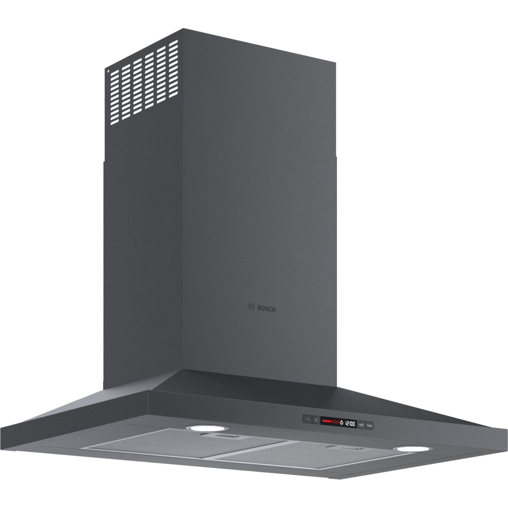 Bosch HCP80641UC 36-Inch Stainless Steel Range Hood - Black, 900 CFM, 3-Speed Fan, LED Lighting for Modern Kitchen Ventilation | Perfect for Gas & Electric Stoves, Cooking, Smoke & Odor Removal