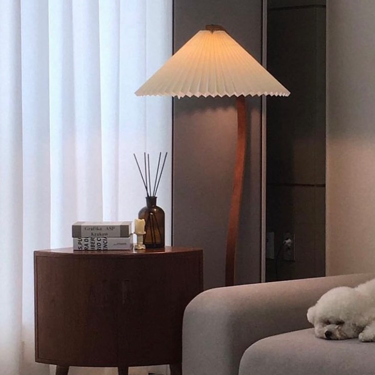 Modern Caprani Floor Lamp - Adjustable LED Standing Light for Living Room, Bedroom & Office - Warm White & Cool White Dimmable Lighting - Perfect for Reading, Relaxing & Decor
