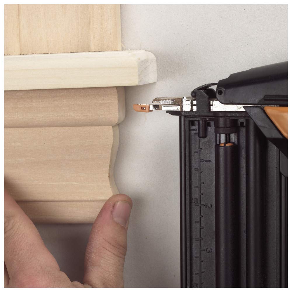 BOSTITCH BTFP12233 18GA Smart Point Pneumatic Brad Nailer Kit - Lightweight & Precise for Trim Work, Crown Molding, and DIY Home Projects