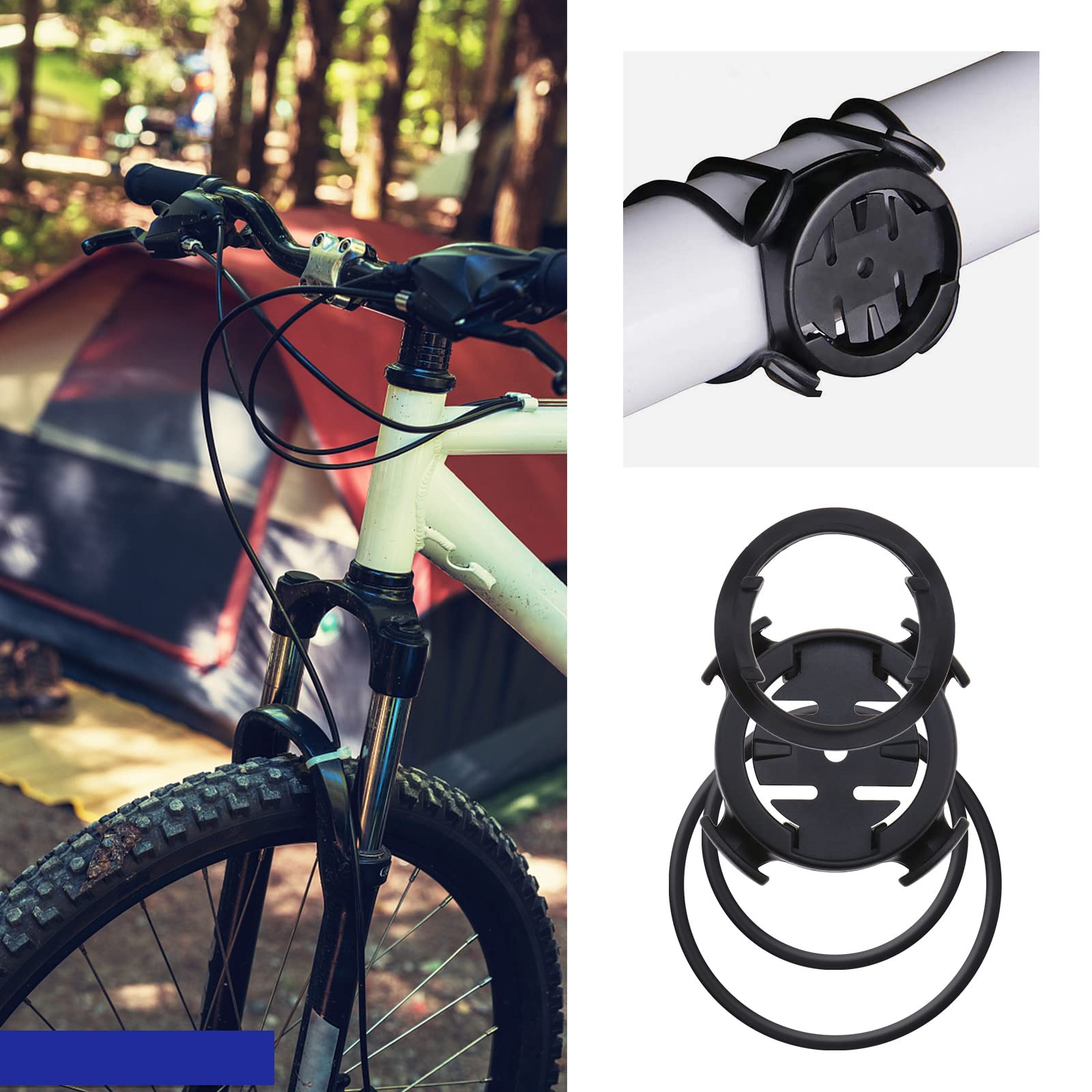 Universal Bike Computer Mount Holder for Garmin Edge 510/520/1000/800/810/200/500 & iGS618 - Waterproof Cycling Speedometer GPS Bracket for Road & MTB Bikes - Perfect for Training, Commuting & Outdoor Adventures