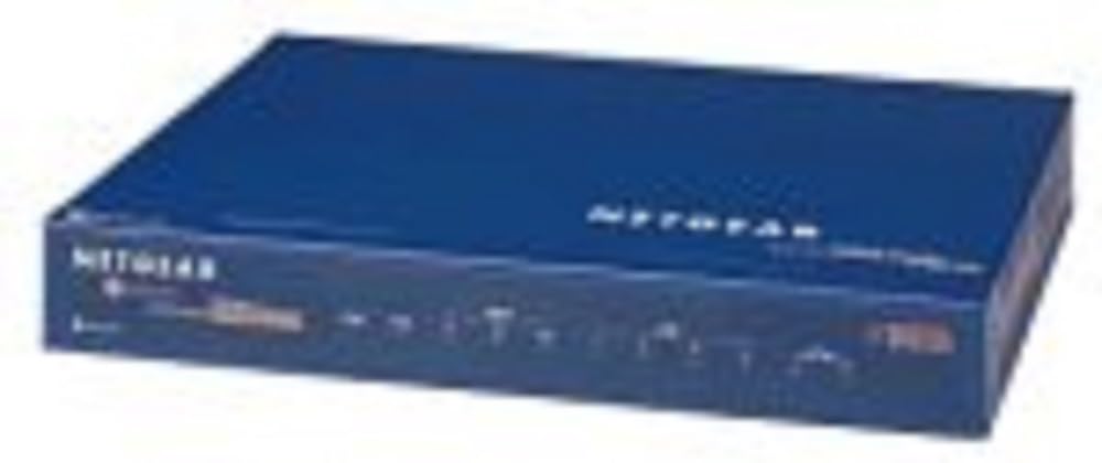 Netgear RH340 ISDN Internet Gateway Router with 4-Port Ethernet Hub & 2 POTS Ports - High-Speed Business Networking Solution for Small Offices & Remote Work