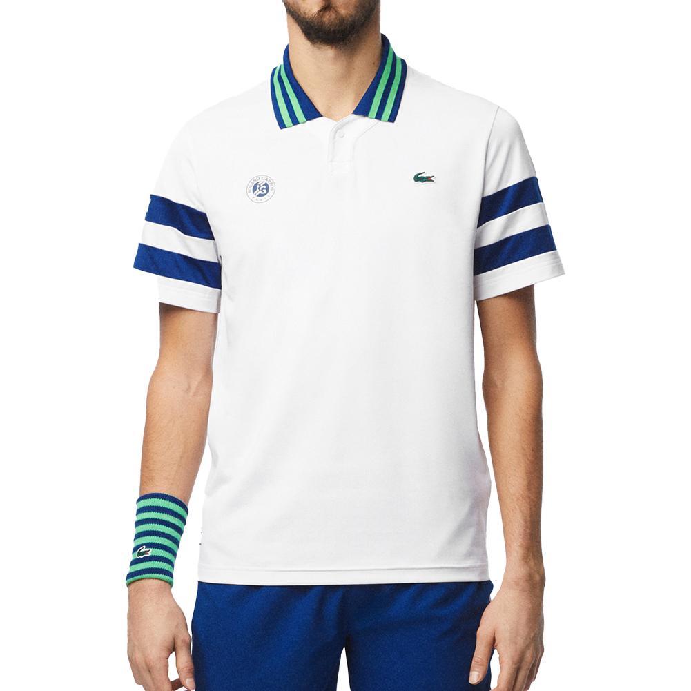 Men's Roland Garros Tennis Polo Shirt - Official Daniil Medvedev Collection - Breathable Performance Fabric for Tennis & Casual Wear