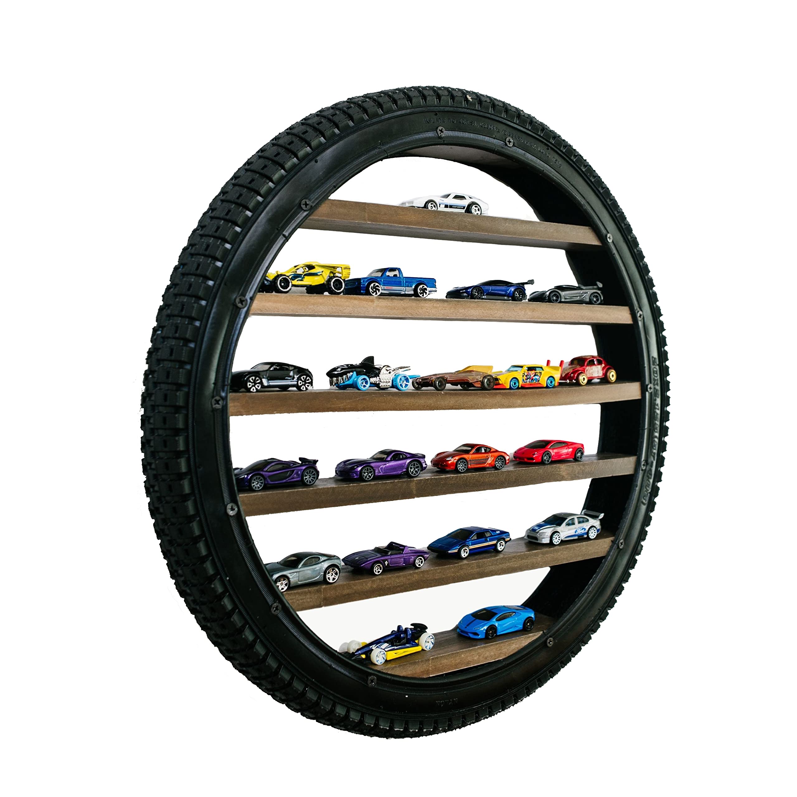 Hot Wheels and Matchbox Cars Display Shelf - 20 Inch Wall Mounted Toy Car Organizer for Collectors | Durable Model Car Storage Case | Perfect for Boys Room Decor, Playroom Organization, and Collector Showcase