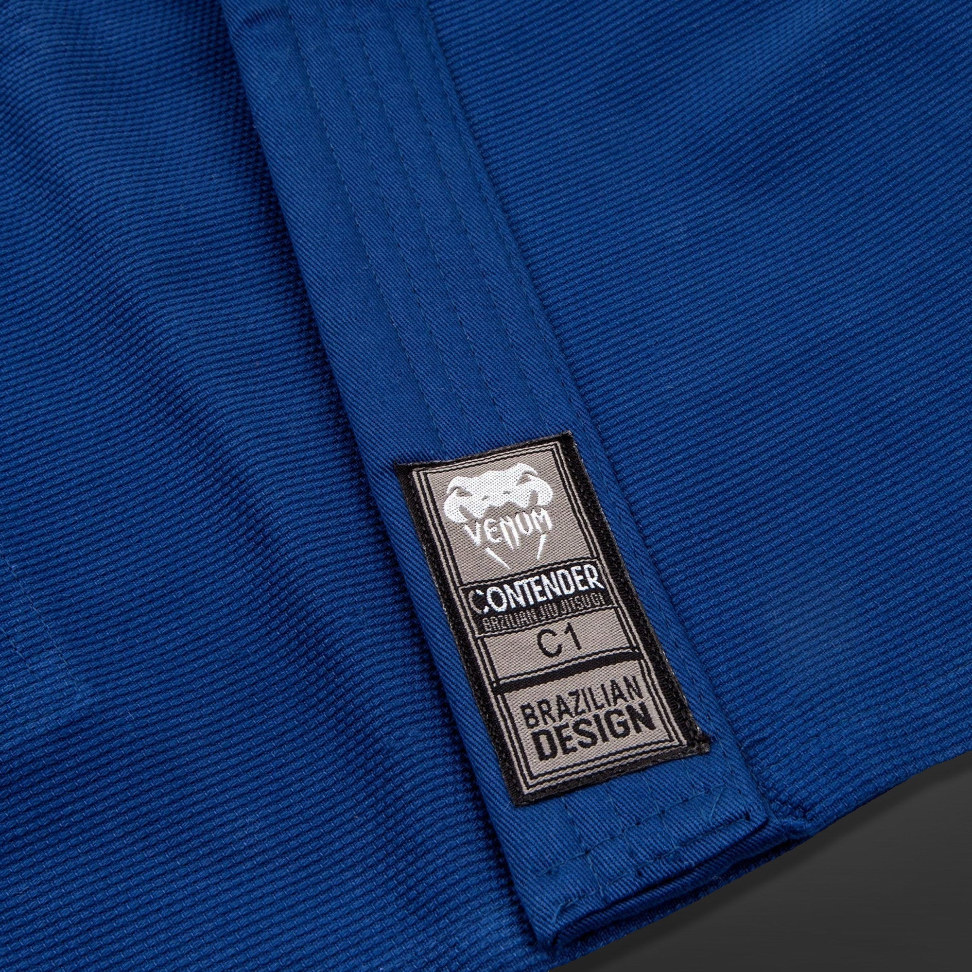 Venum Contender Kids BJJ Gi - Brazilian Jiu Jitsu Uniform for Children with Free White Belt - Blue - Perfect for Training, Competitions & Martial Arts Classes