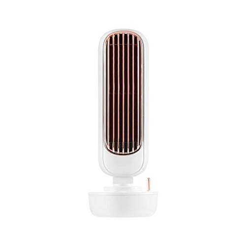 GPPZM Retro USB Desktop Humidifier Fan with Mist Function - Quiet Cooling & Air Moisturizing for Home, Office, and Outdoor Use