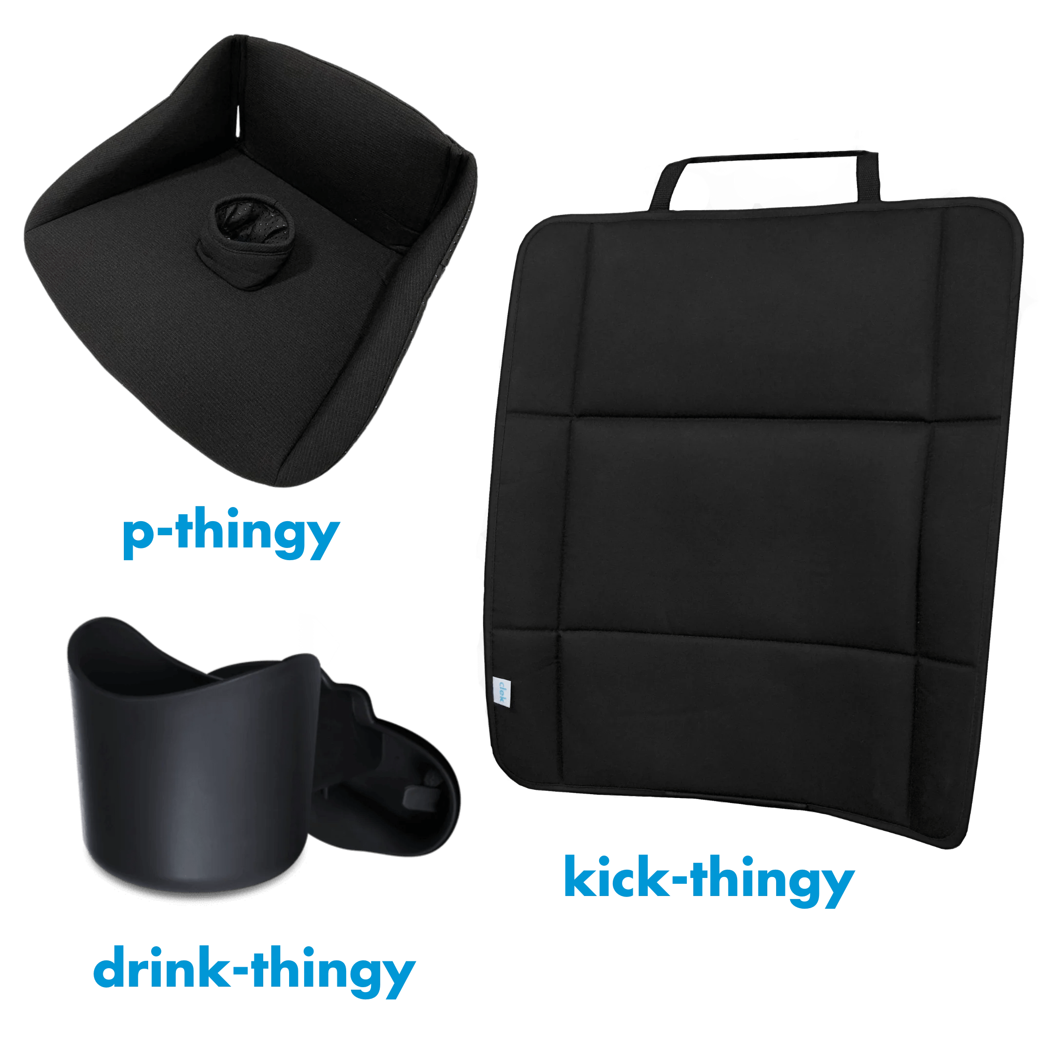 Clek Foonf & Fllo Car Seat Accessory Bundle - Premium Travel Essentials for Safe & Comfortable Baby Rides | Perfect for Road Trips & Daily Commutes
