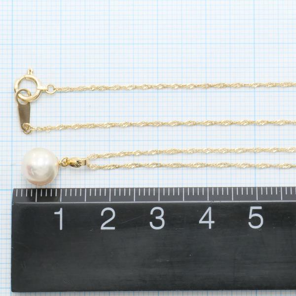 18K Yellow Gold Pearl Necklace for Women - Elegant Luxury Jewelry Gift for Birthday, Anniversary & Special Occasions