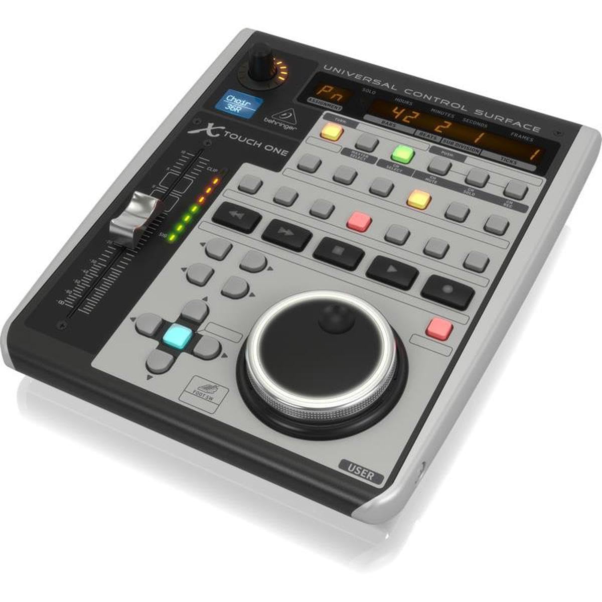 Behringer X-Touch One USB MIDI Controller - Compact DAW Control Surface for Music Production & DJing | Perfect for Home Studios, Live Performances & Audio Editing
