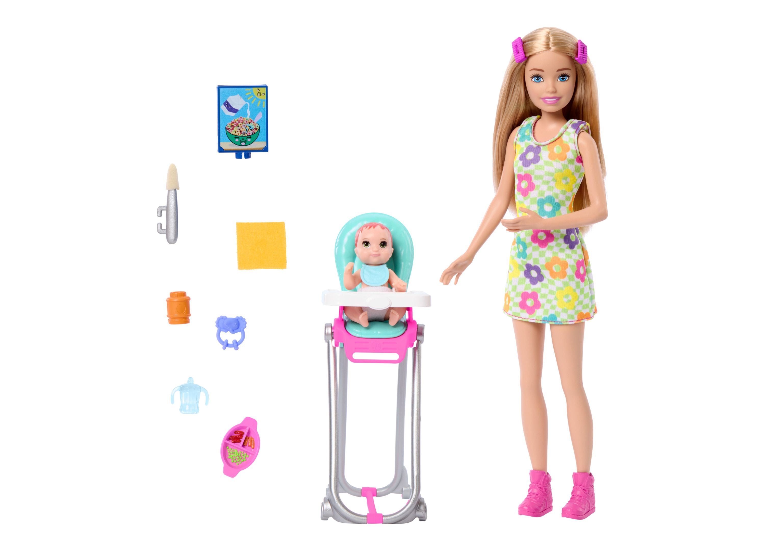 Barbie Skipper Babysitters Inc. Playset with Blonde Hair - Interactive Doll Set for Kids, Pretend Play & Role-Playing Games | Perfect Gift for Girls Ages 3+