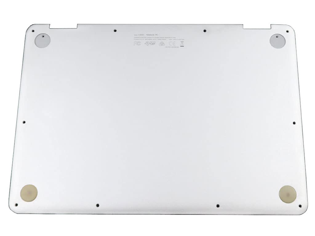 ASUS Chromebook Flip C302C C302CA Series Silver Bottom Base Cover Replacement Part - Compatible with 13NB0DF1AM0201 Model - Perfect for Laptop Repair & DIY Upgrades