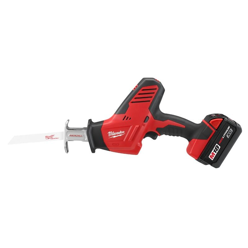 M18 18V Cordless HACKZALL One-Handed Reciprocating Saw Kit with Lithium-Ion Battery (2625-21) - Perfect for DIY Projects, Construction, and Plumbing Work