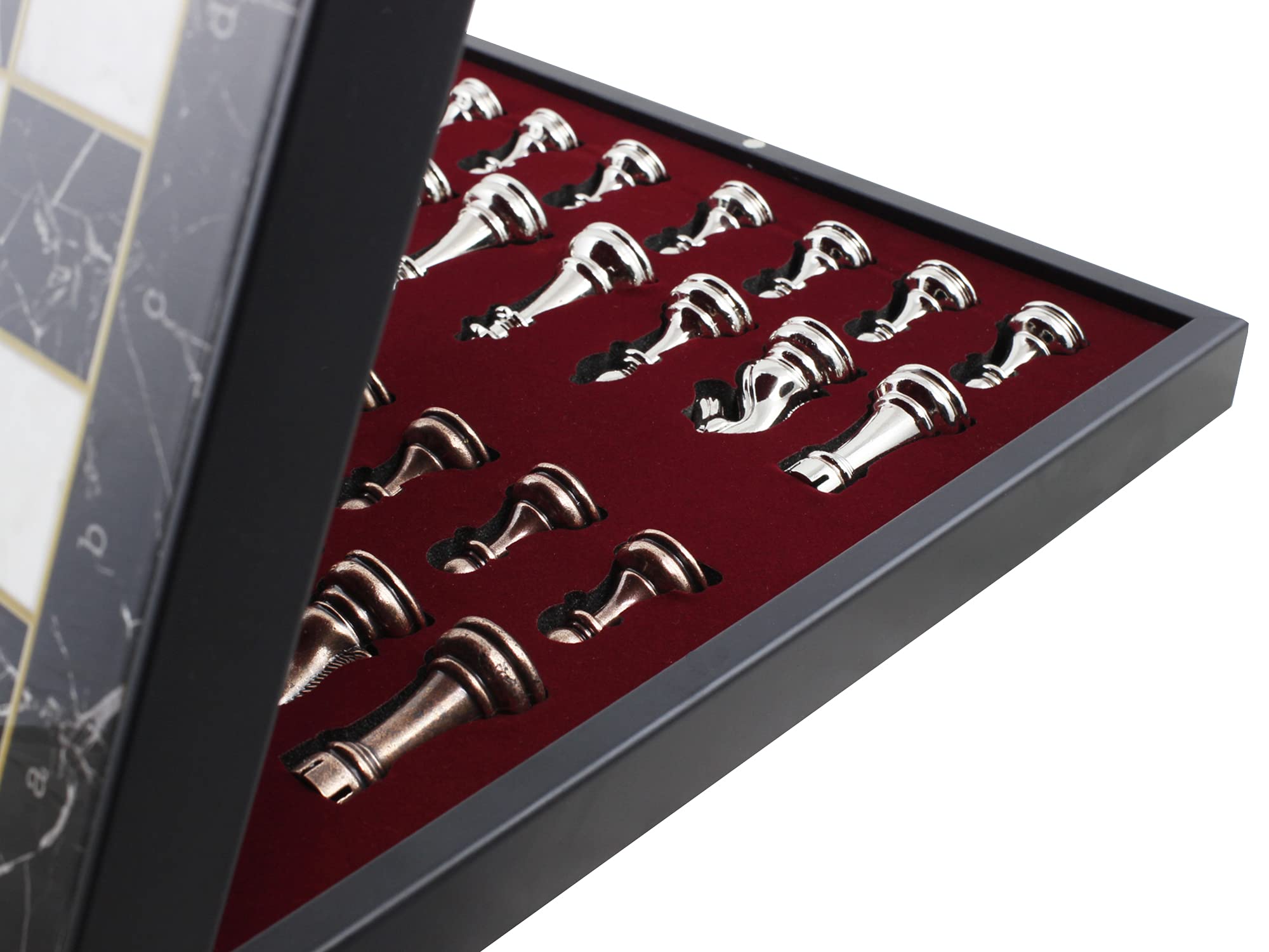 Personalized Luxury Chess Set - Elegant Wooden Board & Pieces - Perfect Graduation, Birthday & Housewarming Gift for Men & Women - Great for Home Decor, Office & Game Nights