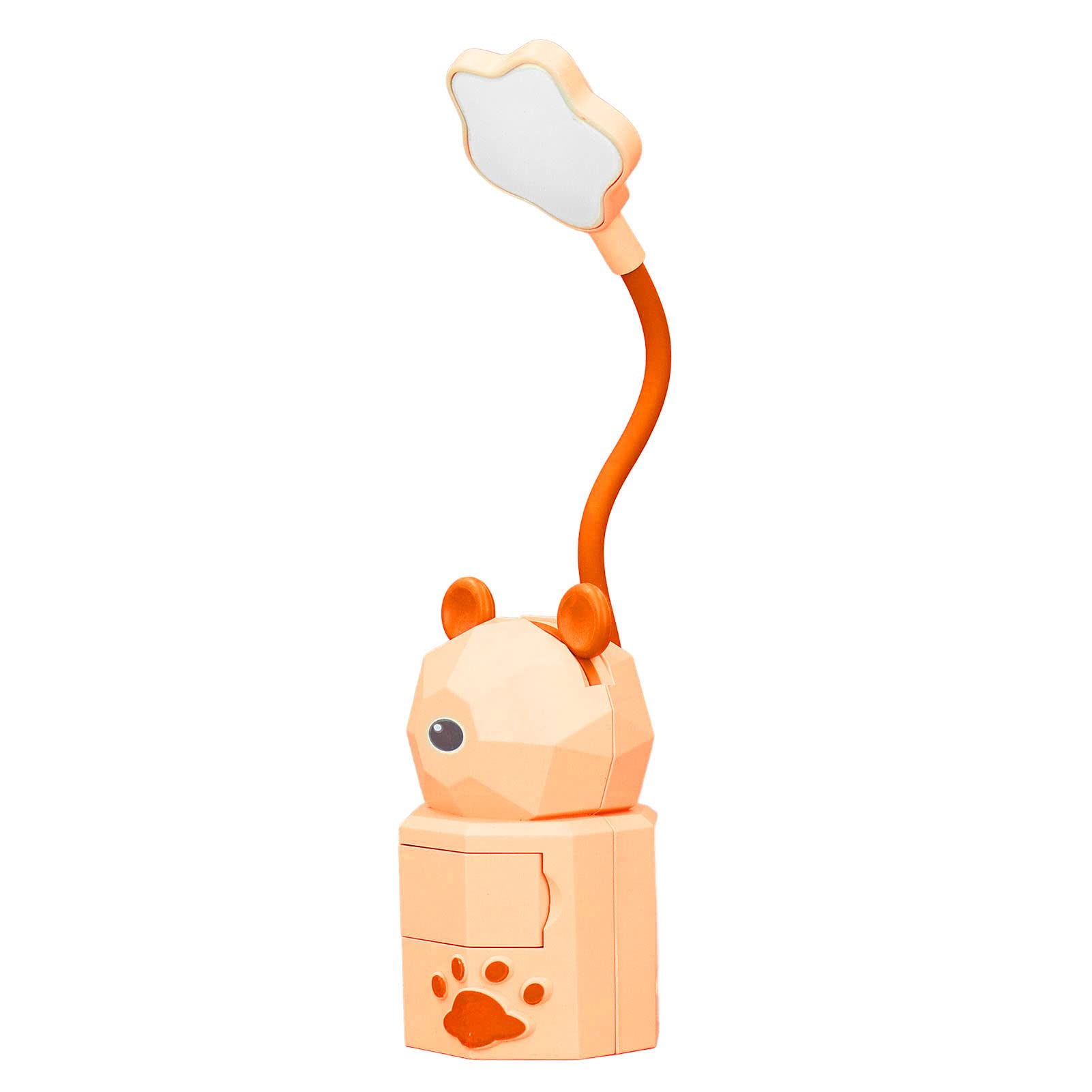 Shanrya Adjustable Kids Desk Lamp with Flexible Gooseneck - Warm LED Light for Children's Study, Bedroom, Office & Dorm Room - Perfect for Homework, Reading & Night Light Use
