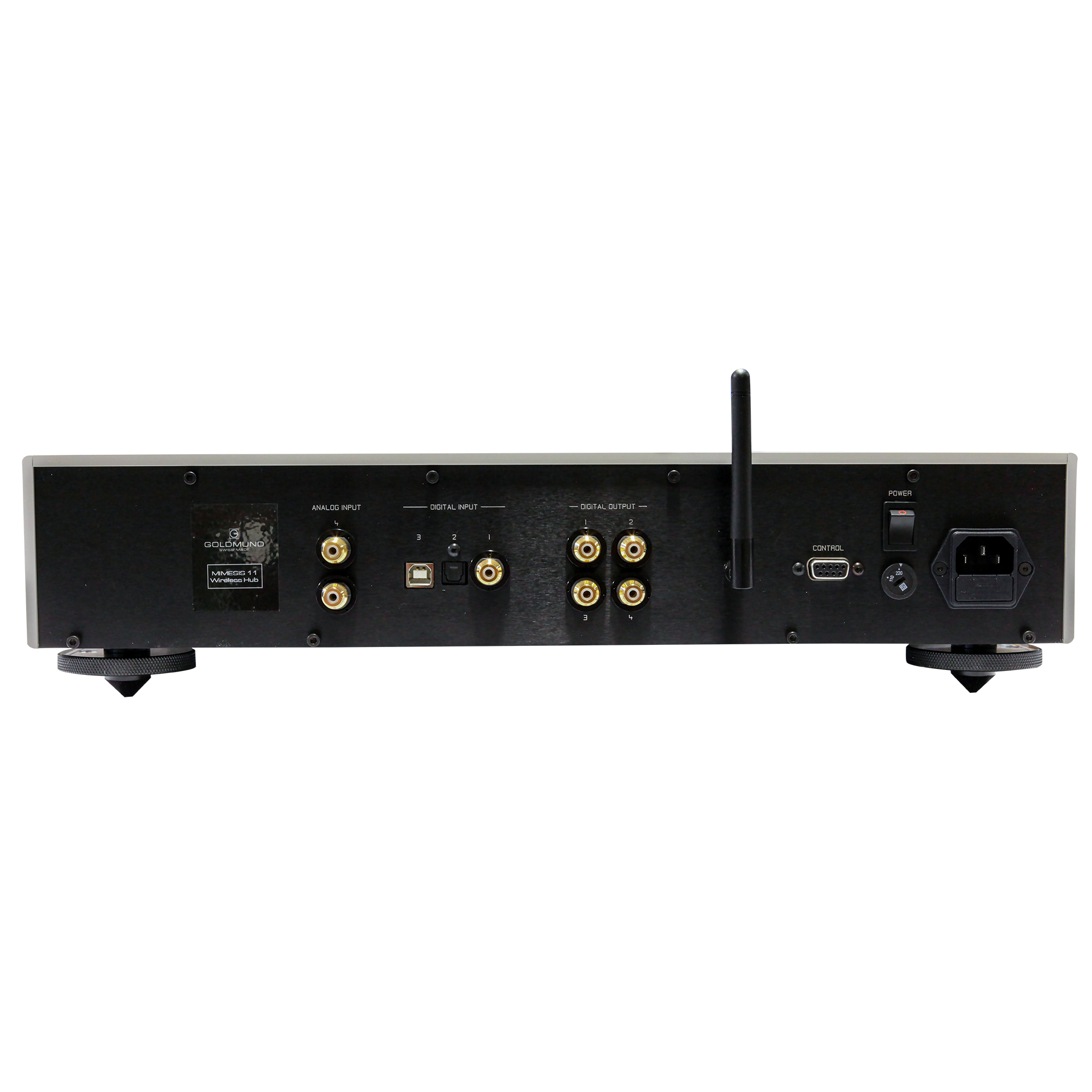 Goldmund MIMESIS 11 HUB 2 Channel Audio Hub - High-End Home Theater & Hi-Fi System for Audiophiles | Perfect for Living Room & Studio Setup