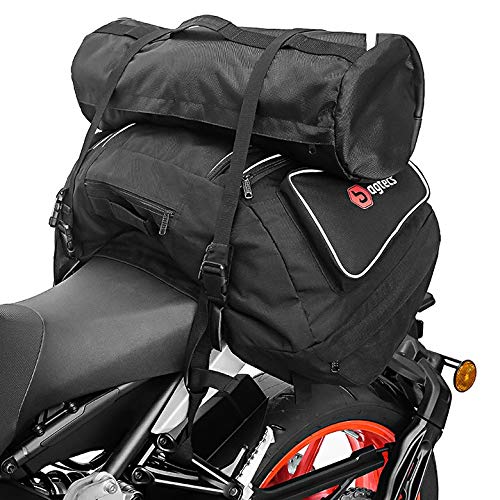 Tail Seat Bag X50 & X51 - Universal Motorcycle Saddle Bag for Cruiser Bad Boy Blackline CB14080 - Waterproof Storage for Road Trips & Daily Commuting