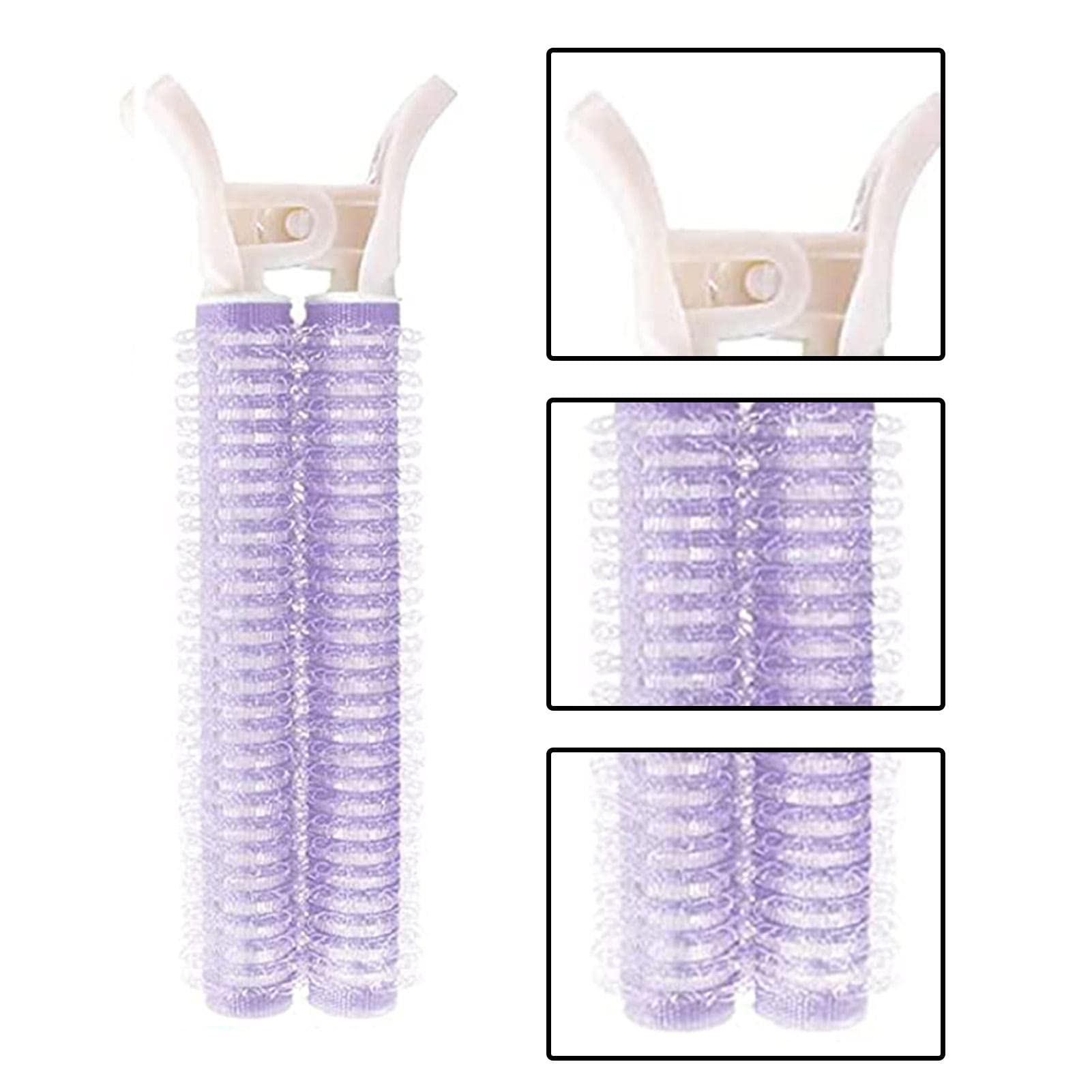 2pcs Volumizing Hair Clips for Women - Instant Lift & Self Grip Hair Root Clips - Natural Hair Volume Rollers for Styling Bangs & Updos - Perfect for Daily Use, Parties & Special Occasions