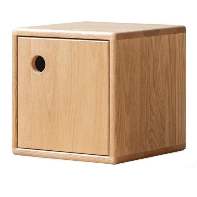 Solid Oak and Cherry Wood Bookshelf - Customizable Free Combination for Home Office, Living Room & Library Storage