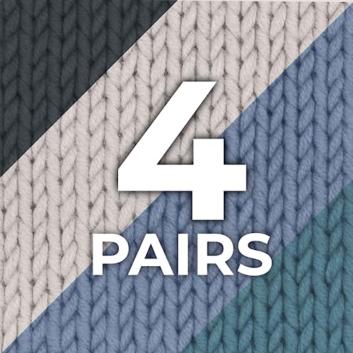 Green, Grey, Blue, Tan (Marled)