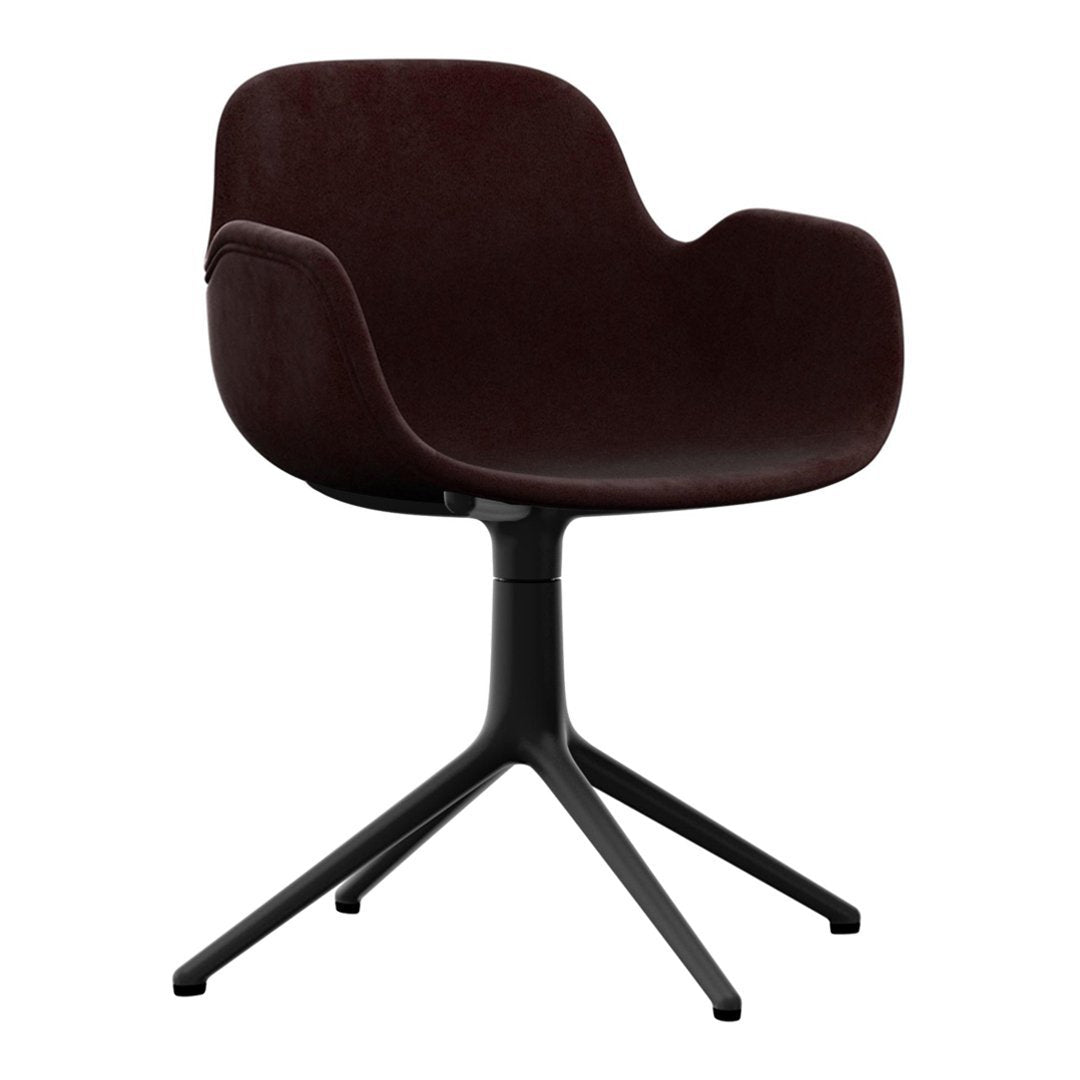 Modern Form Armchair with 4L Swivel Base and Premium Upholstery - Perfect for Living Room, Office or Reading Nook