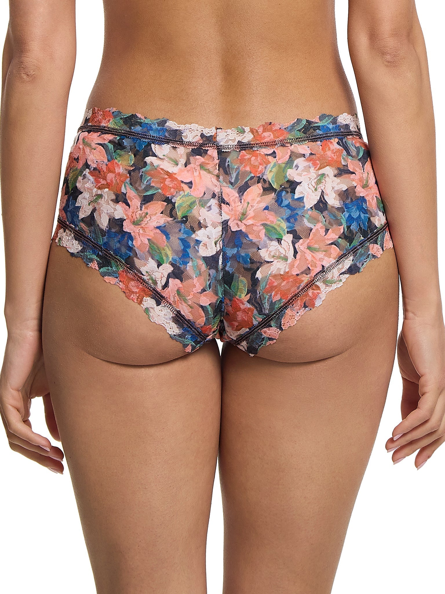 Printed Signature Lace® Boyshorts - Comfortable Women's Underwear for Everyday Wear | Perfect for Sleep, Lounge & Casual Outfits