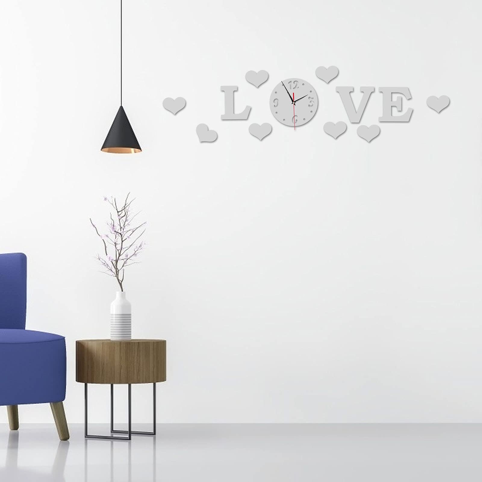 Greensen DIY Wall Decals - Self-Adhesive Home Decor Stickers for Living Room, Bedroom & Kids Room | English Letter Love Mural Art | Perfect for Nursery, Dorm & Apartment Decorating