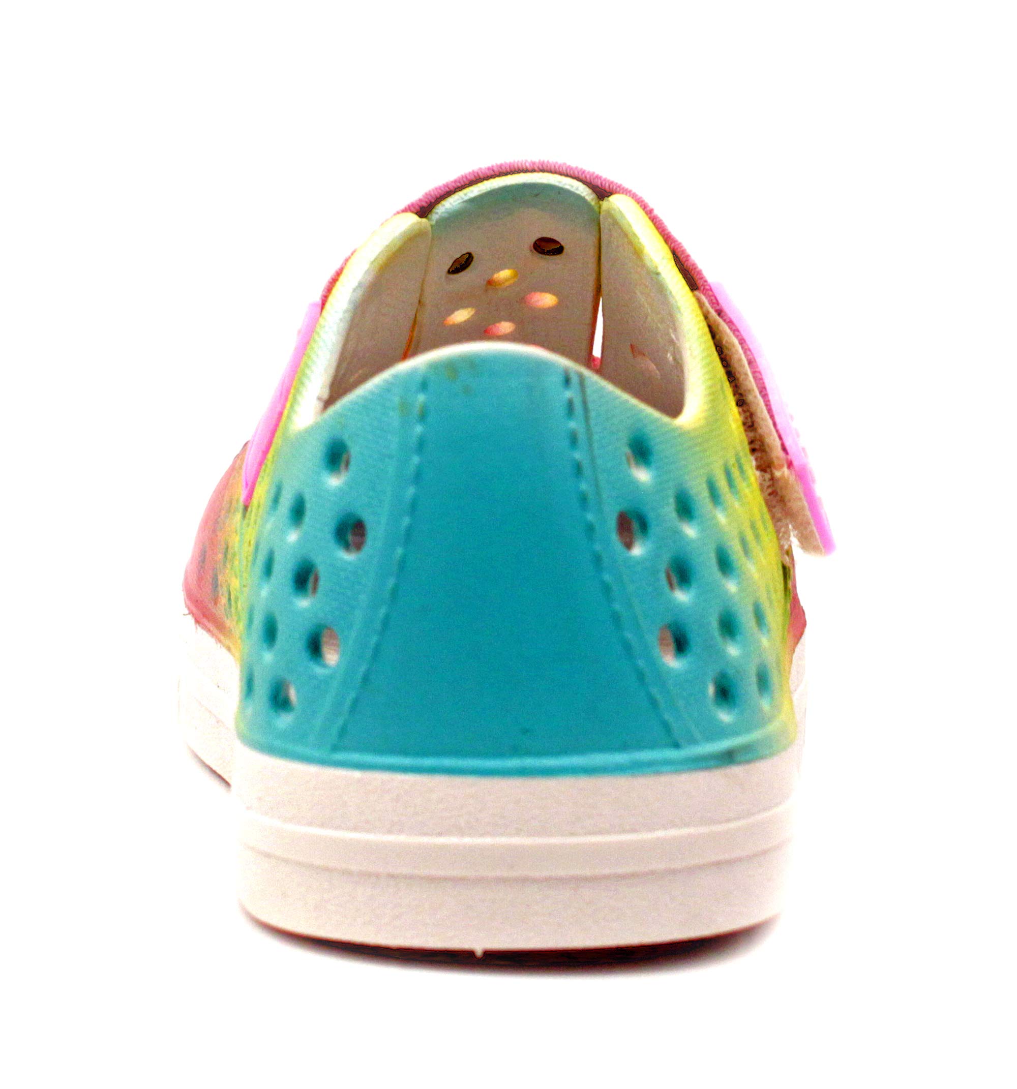 Luckers Girls Water Shoes Slip-On Quick Dry Sneakers for Beach Swimming Pool Outdoor Activities