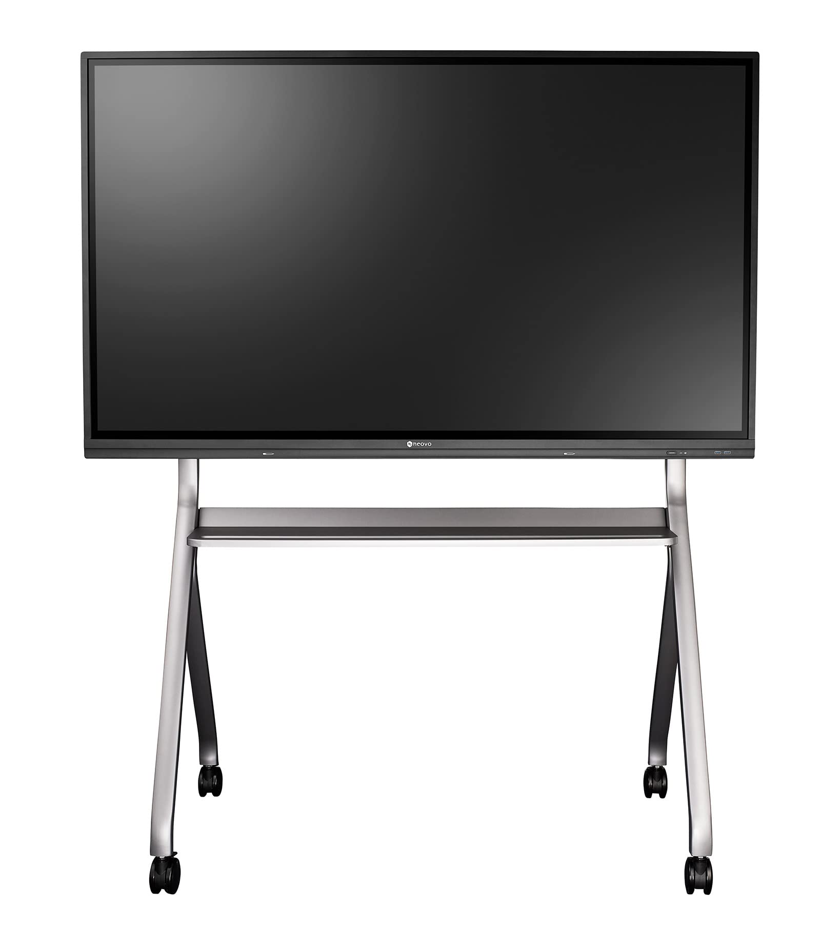 AG Neovo FMC-06 Interactive Whiteboard Stand - Adjustable Smart Display Stand with Floor Mounting Cart for Classrooms & Conference Rooms | Perfect for Presentations & Collaborative Learning