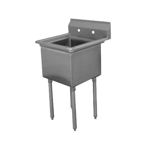 Advance Tabco FE 1 1812 1 Compartment Stainless Steel Sink - 18