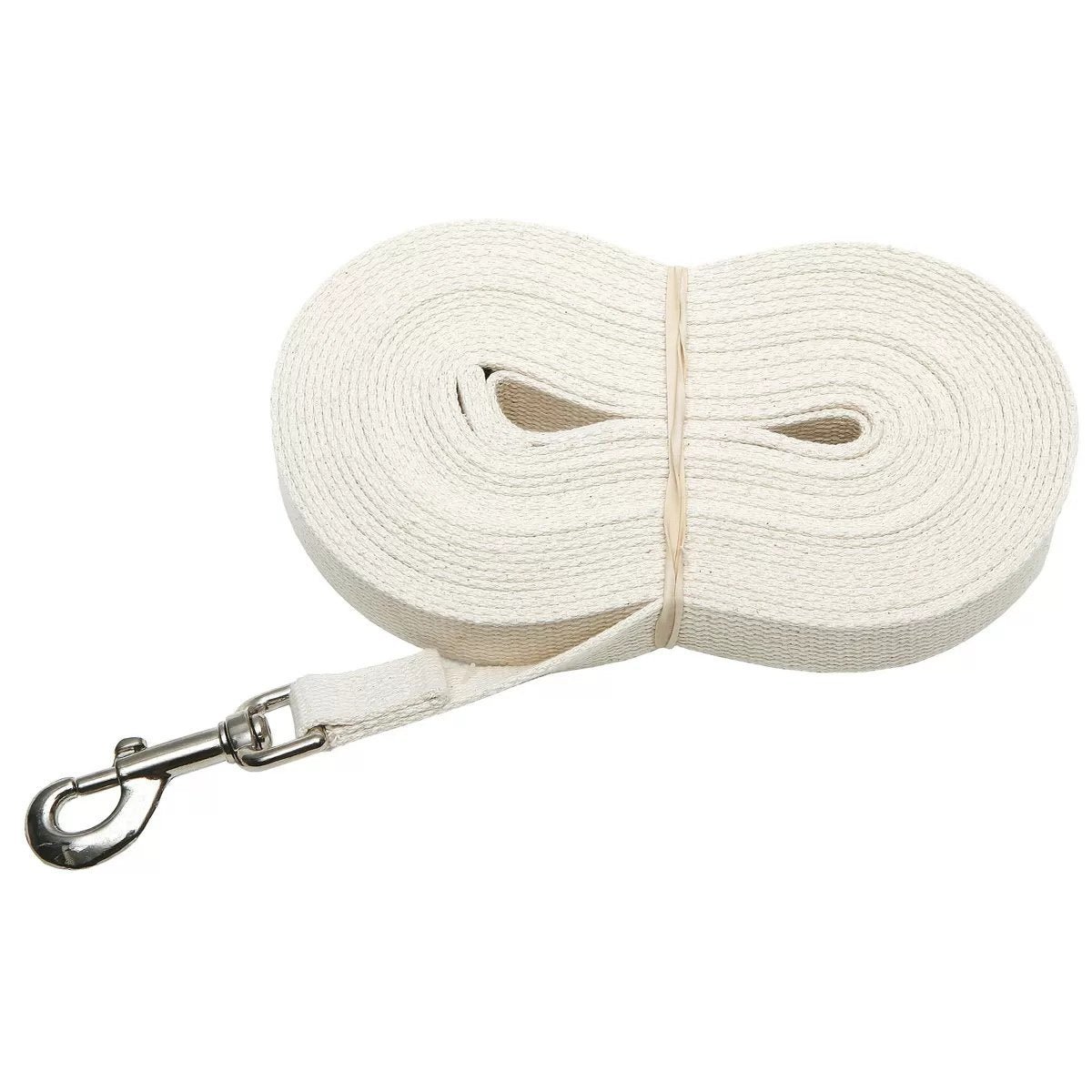 Premium Cotton Flat Lunge Line for Horse Training - Durable & Lightweight for Riding, Lunging, and Groundwork Exercises