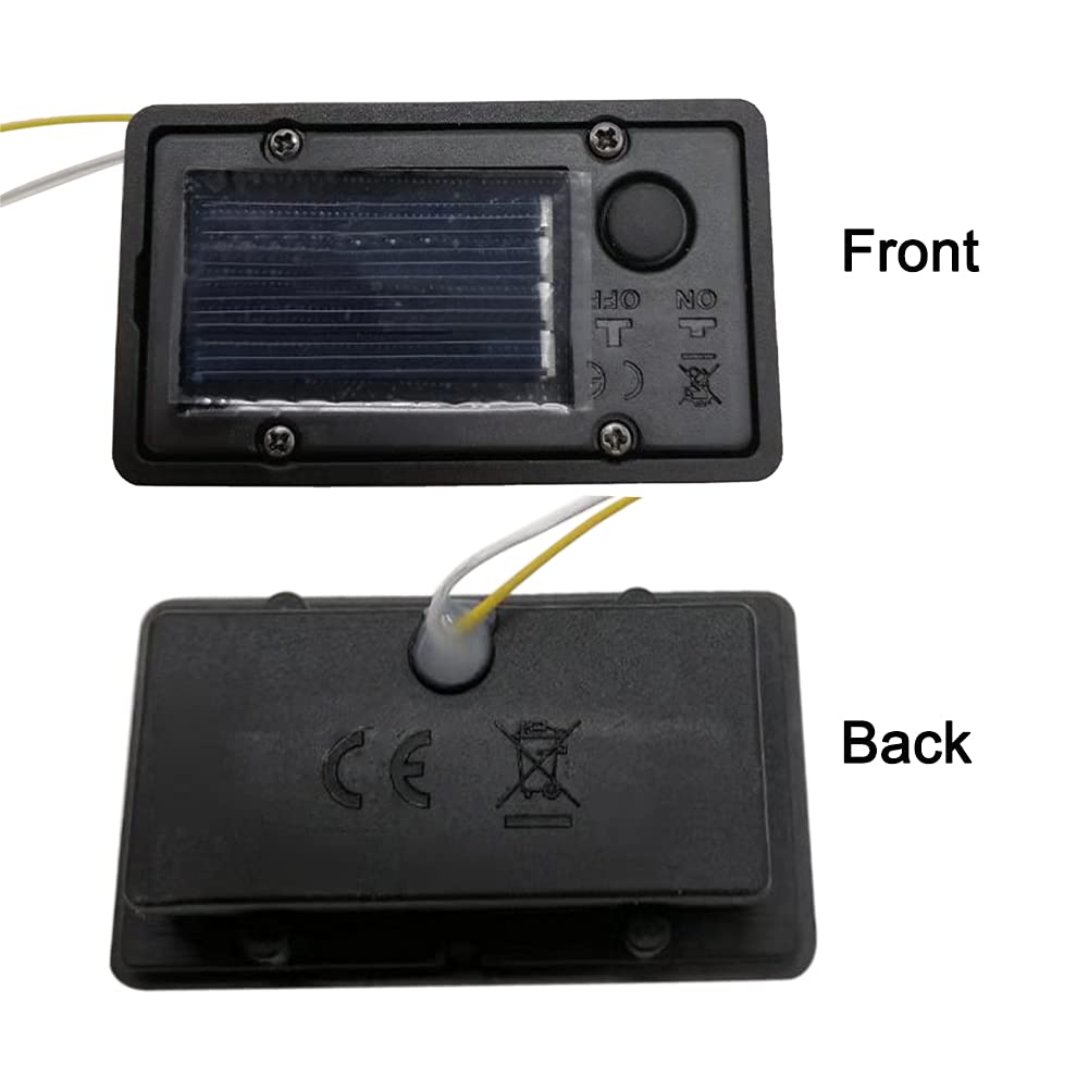 Solar Light Replacement Parts - Waterproof Battery Box with On/Off Switch for Outdoor Hanging Lanterns & Table Lights - Perfect for Garden, Patio, Pathway & Backyard Lighting