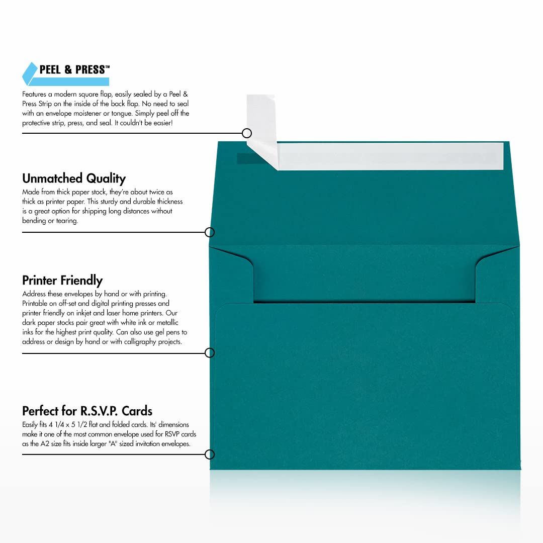 Premium A2 Invitation Envelopes 4 3/8
