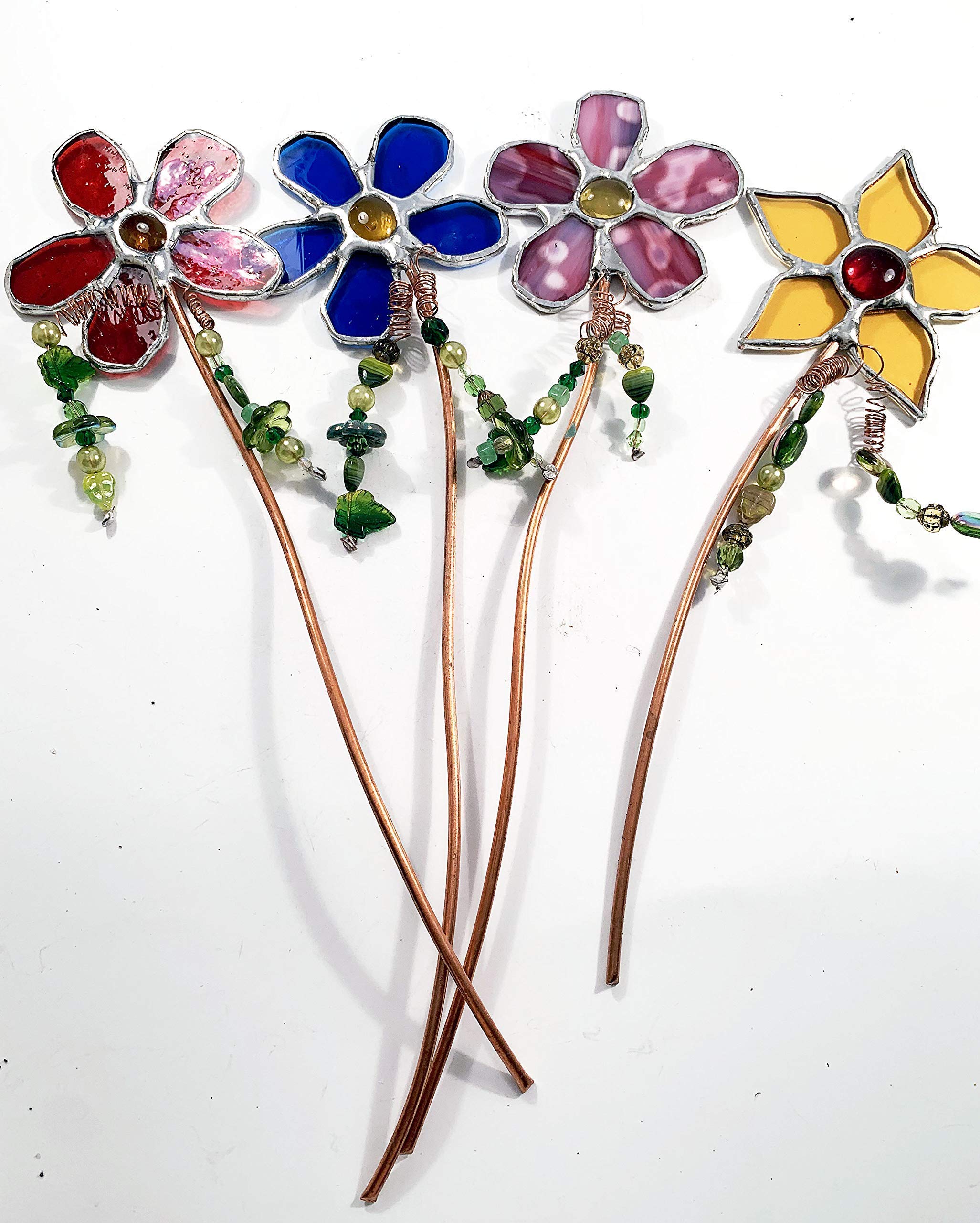 Sturdy Garden Stake for Plant Pots & Vases - Perfect for Indoor/Outdoor Plants, Flowers & Herbs - Supports Growing Plants in Containers & Gardens
