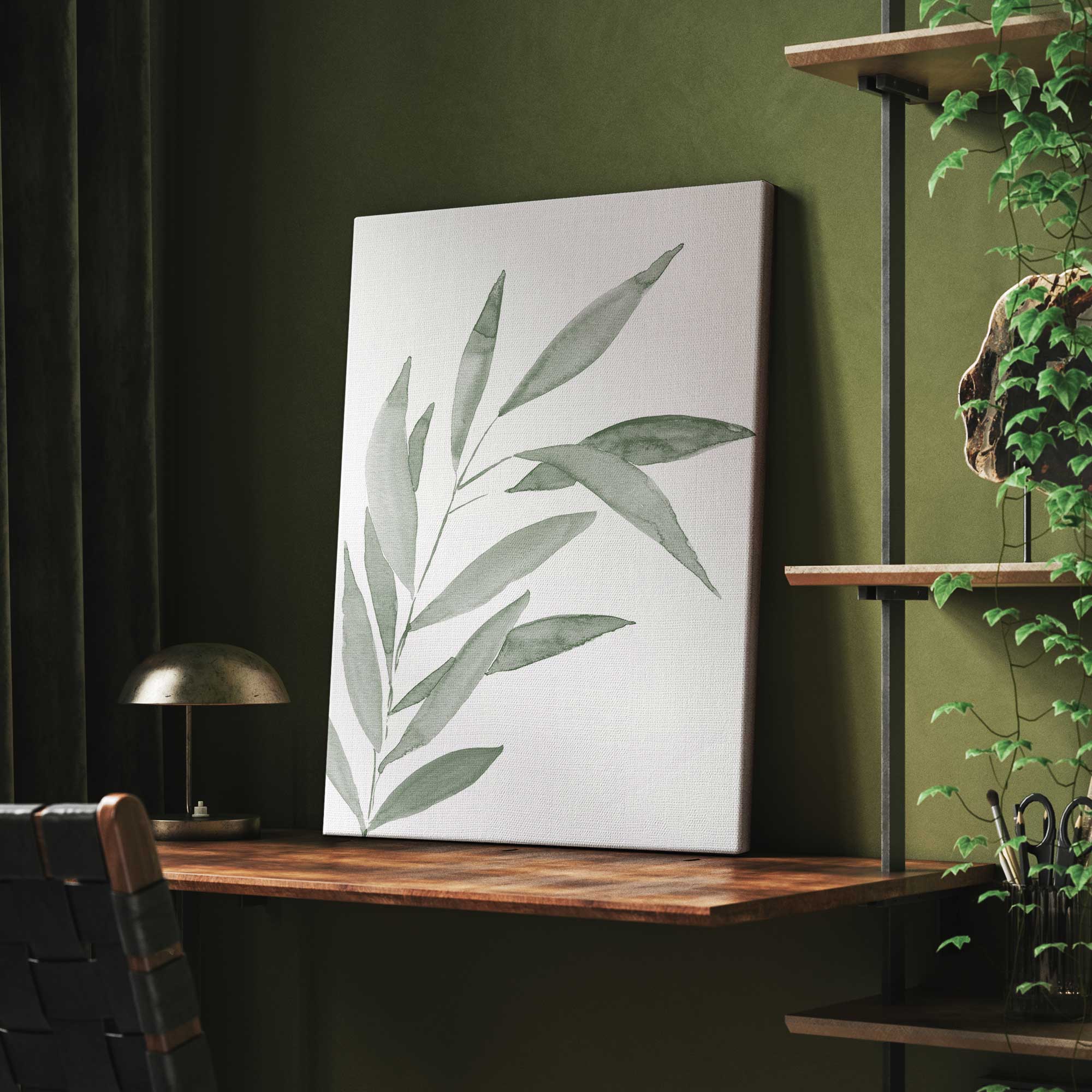 Duet in Silence I - Abstract Art Painting on Canvas for Living Room, Bedroom & Office Decor | Modern Wall Art for Home & Workspace