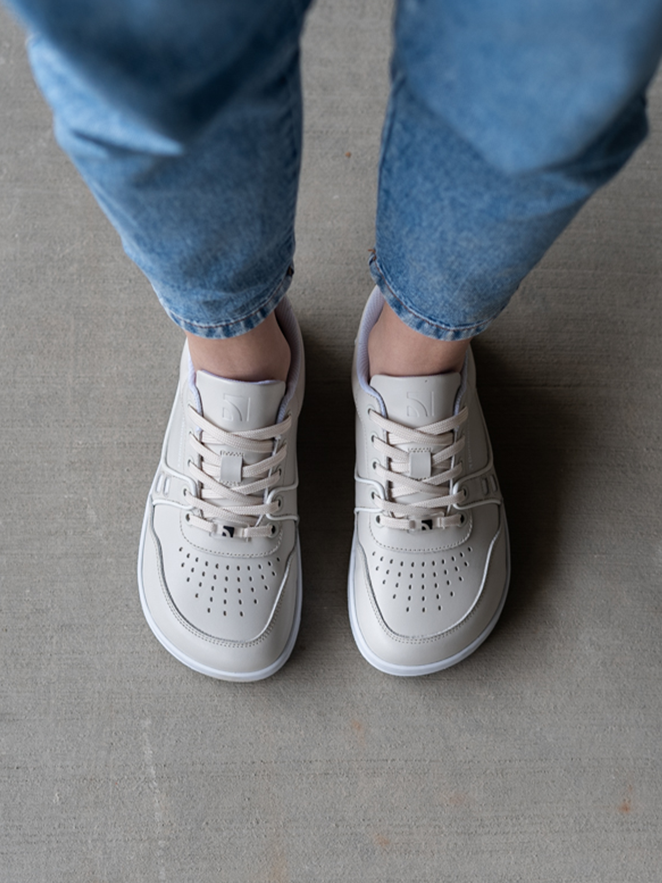 Barefoot Sneakers Barebarics Arise - Cream White Minimalist Shoes for Men & Women | Perfect for Running, Walking & Gym Workouts