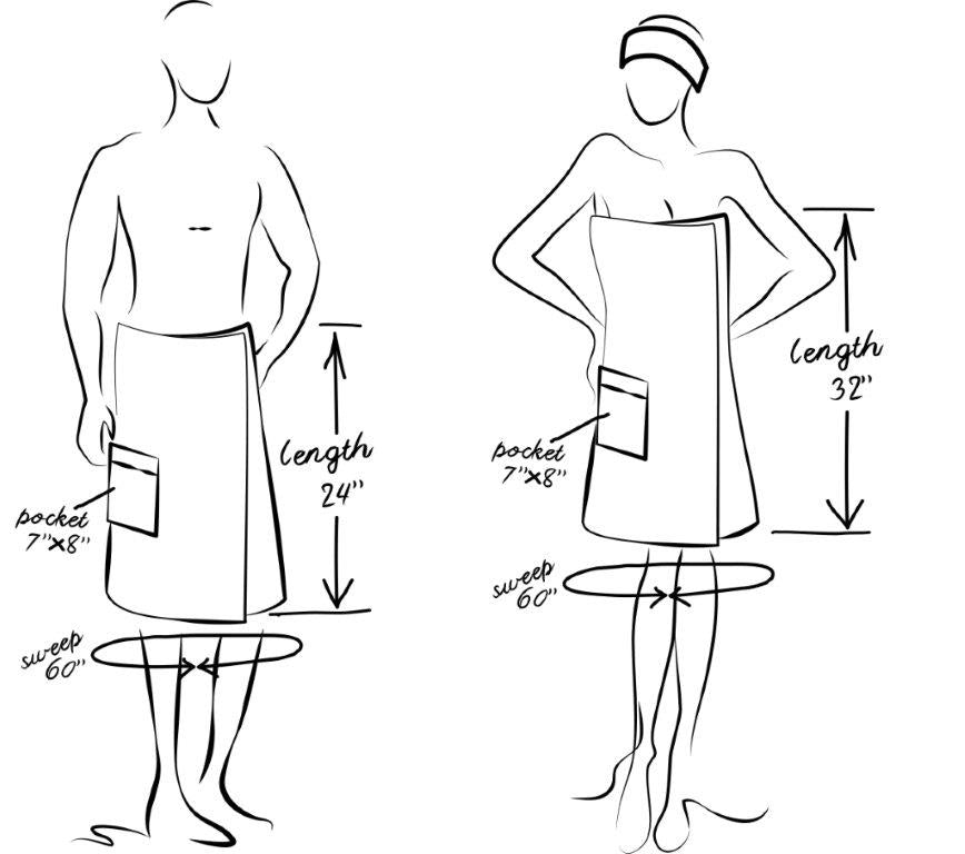 Boca Terry Wrap - Soft Knit Waffle Weave Bathrobe & Spa Wrap for Women - Perfect for Relaxation, Lounging & After Shower Comfort