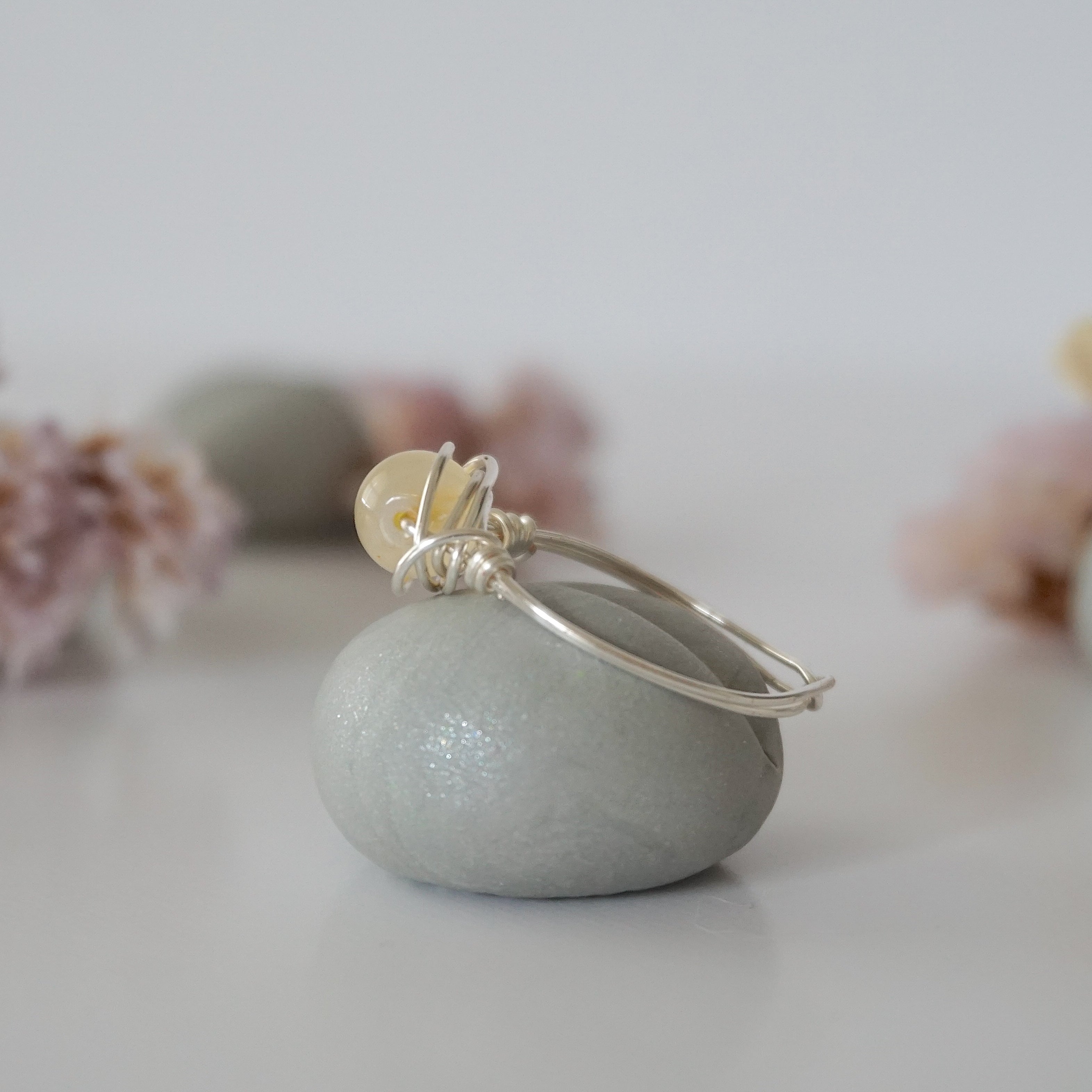 Simple Citrine Birthstone Ring for Women - Elegant November Birthstone Jewelry Gift for Mom, Sister, Wife | Perfect for Birthdays, Anniversaries & Everyday Wear