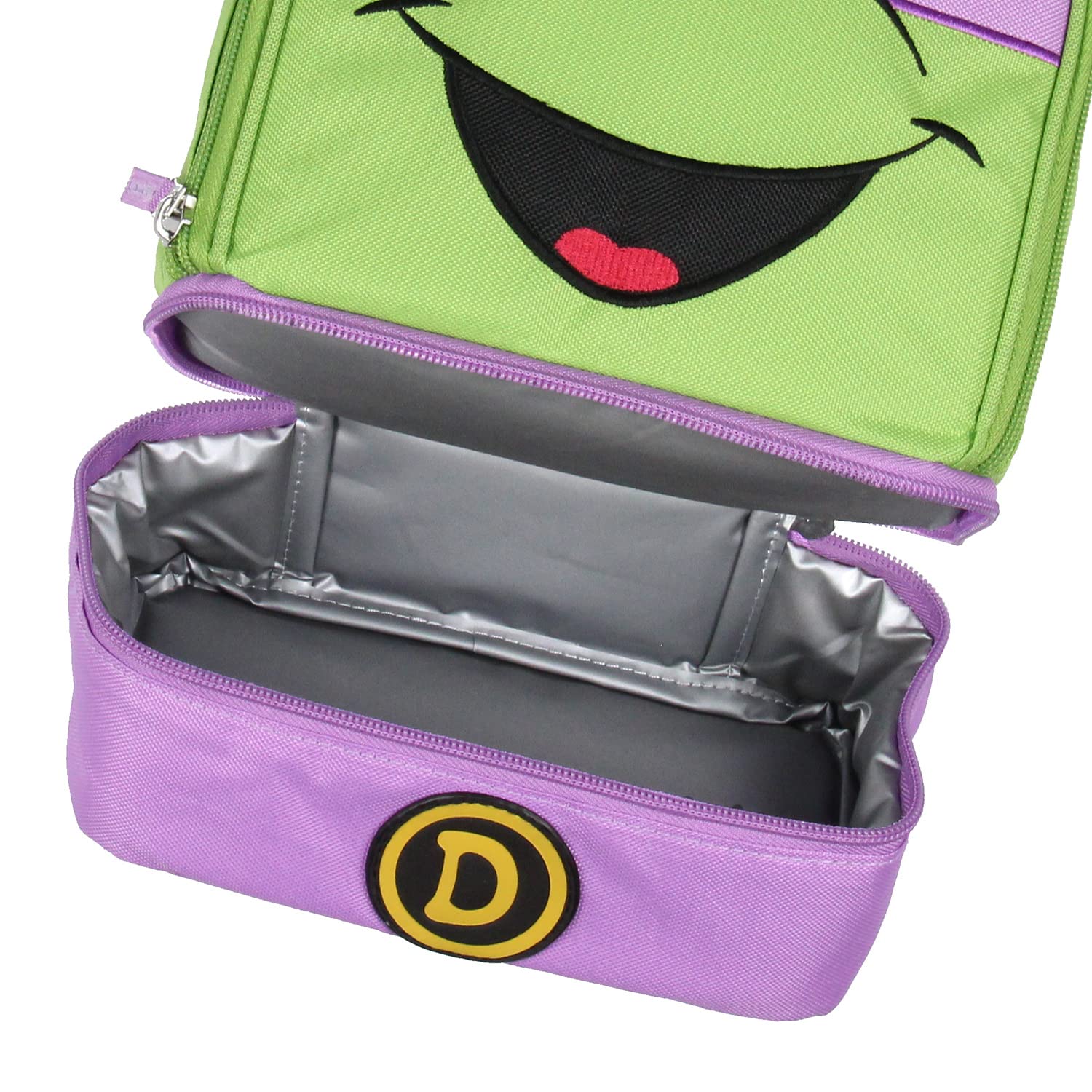 INTIMO Teenage Mutant Ninja Turtles TMNT Donatello Insulated Lunch Box with Dual Compartments - Perfect for School, Work & Picnics
