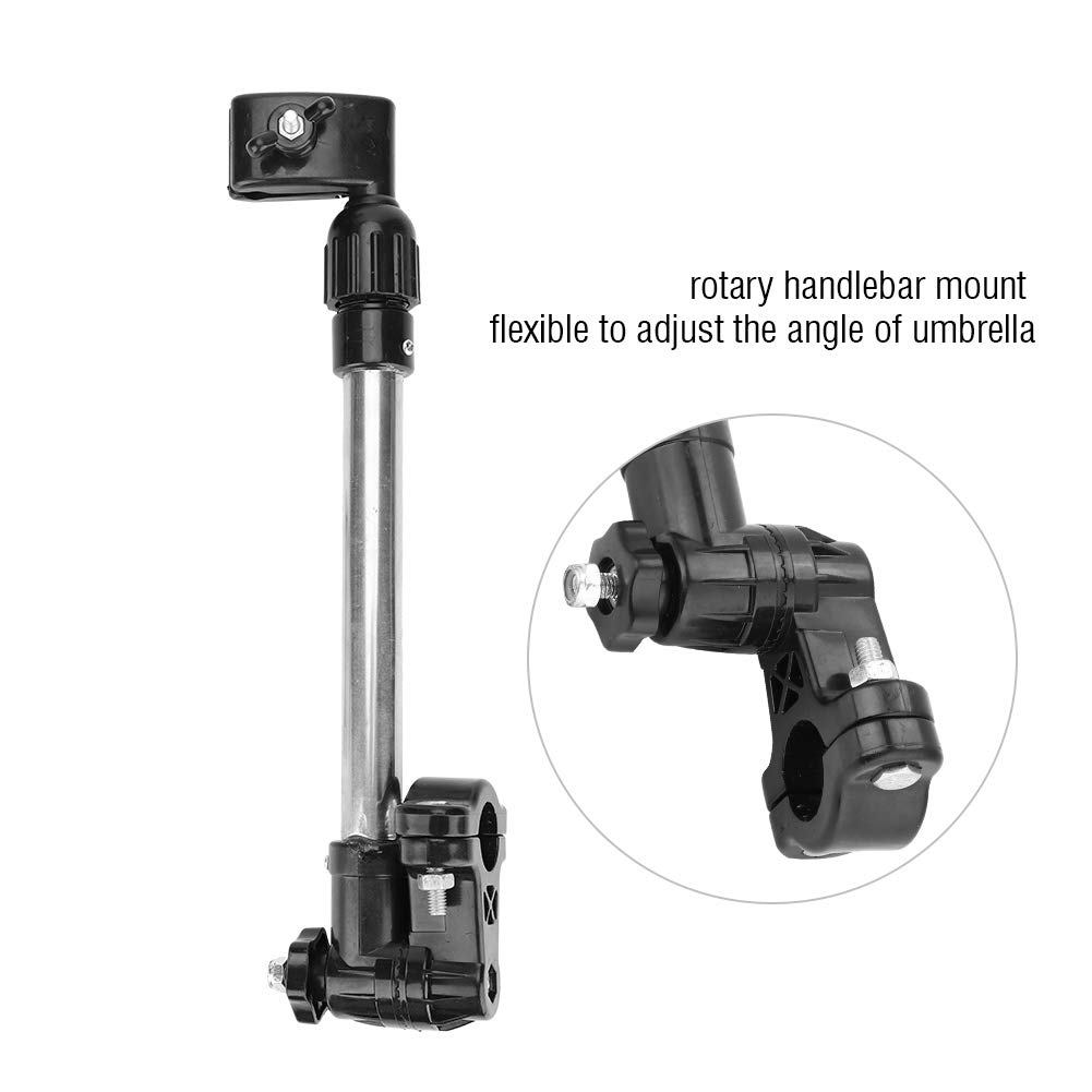 Dilwe Adjustable Umbrella Holder Stand - Flexible Telescopic Rod Mount for Wheelchair, Stroller & Pram - Perfect for Outdoor Activities, Beach, Picnics & Shopping