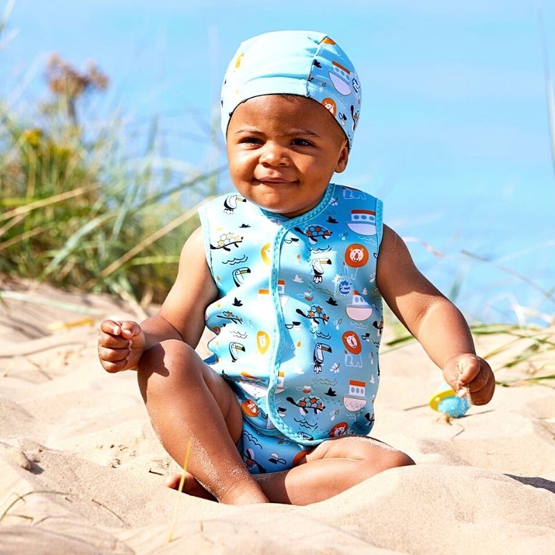 Neoprene Baby Wrap Wetsuit for Infants 0-18 Months | Warm & Comfortable Swimwear for Pool, Beach & Water Play